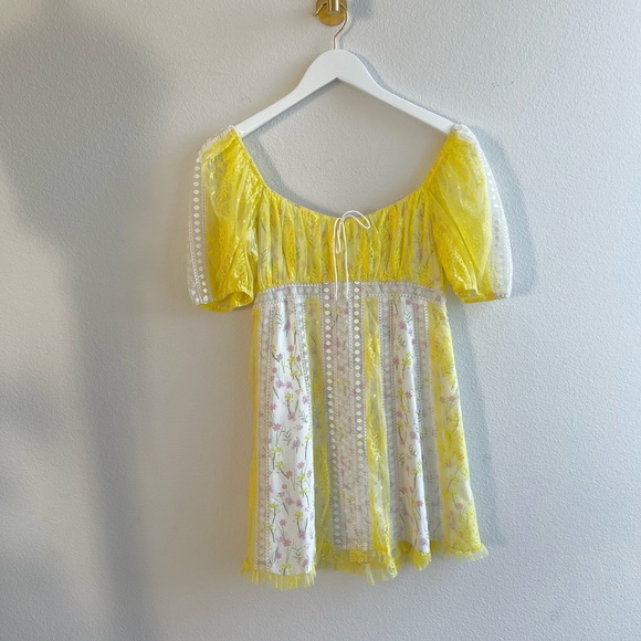 ❌SOLD❌For Love & Lemons Limoncella dress - Picture 2 of 12